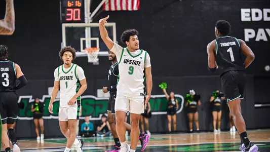 Mason Bendinger after a game-tying three-pointer