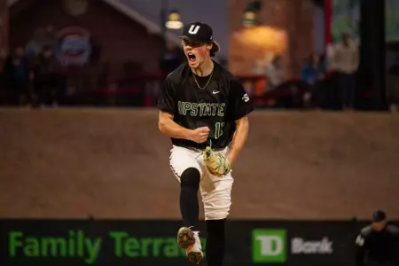 Amp Phillips celebration vs Clemson - Fluor Field