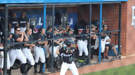 Alanna Deal on deck ready to bat at PC