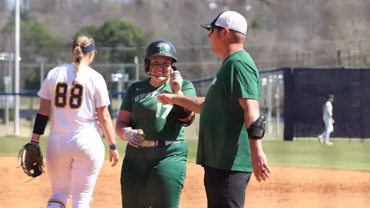 Carson Shaw and Coach Pack on first Base @ ETSU