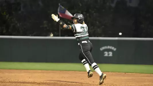 Taliyah Thomas after a three-run homer
