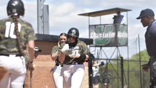 Carson Shaw after a solo HR