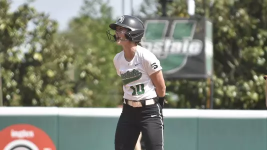 Alanna Deal after a double against Winthrop