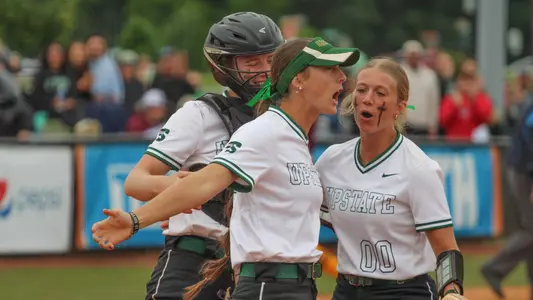 Alanna Deal after a double play