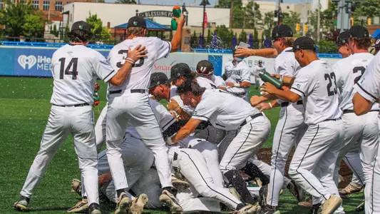 Team Postgame Celebration vs. Charleston Southern BSC Gm 3 2025
