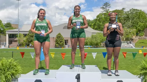 Big South Conference day 3 of the 2025 Outdoor Track and Field Championships at Karl Straus Track & Field (the “Track”) at UNCA on Wednesday, May 14, 2025 in Asheville, North Carolina.
