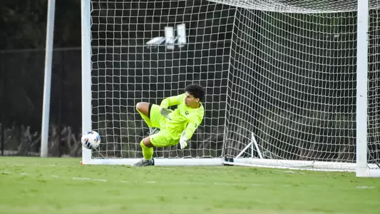 Jarrett Wuerslin with a PK save v. UAB