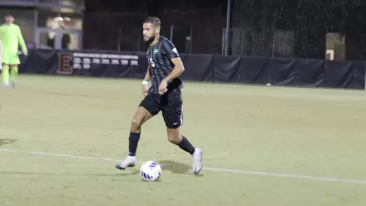 Ewan Tomas leading the charge for Men's Soccer