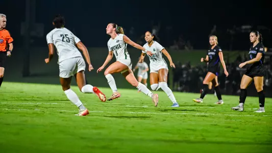 Riley O'Bryan Celebrating after Brace