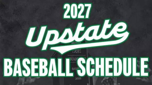 2027 Upstate Baseball Schedule