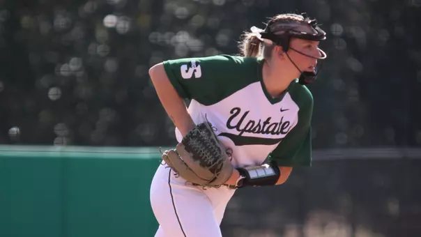 Maddie Drerup in the circle against Youngstown State (2/14/26)
