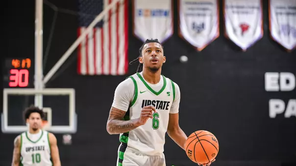 Kanye Jones at the free throw line against High Point