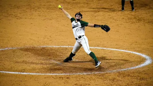 Anna Dickinson in the circle against Holy Cross (2/20/26)