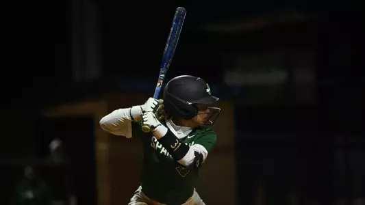 Taliyah Thomas at bat against Towson (2/6/26)