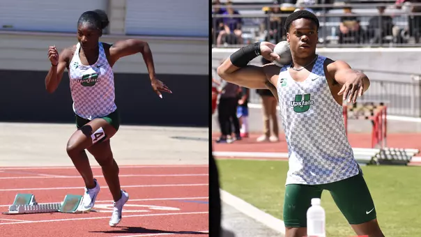 Dominique Brown and Nate Bruce