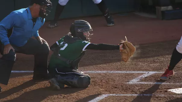Laney Jennings at catcher vs. UGA (4/8/26)
