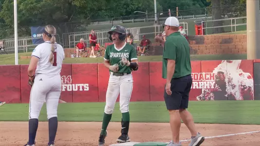 Alyssa Davenport after an RBI Single vs. Belmont (5/17/26)