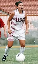 Katie Ticehurst scored the first goal <BR>for USC against Montana on Sunday.