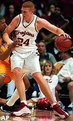 Brian Scalabrine scored 17 for the Trojans in their loss to Duke at the Wooden Classic.