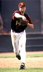 Morgan Ensberg helped the<BR>Trojans to a three-game<BR>sweep of Cal.