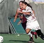 Sophomore midfielder Isabelle Harvey leads USC in scoring and the Pac-10 in assists.