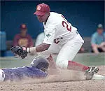 Wes Rachels makes a <BR> tag at the CWS.