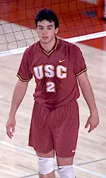 Donald Suxho began the<br>third game against the Aztecs<br>with three straight aces.