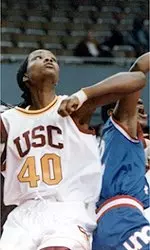 Tiffany Washington and the<BR>Trojans take on Stanford<BR>and Cal this week.