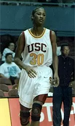 Adrain Williams leads the<BR> Women of Troy <BR>against crosstown rival UCLA