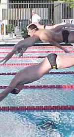 The USC men's and women's swimming and diving teams kicked off the2000-2001 season with an intrasquad meet on Friday (Oct. 13).The USC men's and women's swimming and diving teams kicked off the2000-2001 season with an intrasquad meet on Friday (Oct. 13).