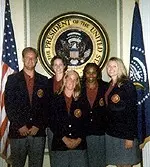 The USC women's volleyball team will make its television debut tonight, Oct. 4, on the season premier of 'The West Wing.'