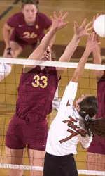 Katie Olsovsky hit .510 with 32 kills and committed only six errors to help USC clinch the Pac-10 Championship.