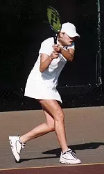 Tiffany Brymer, and partner Kara Warkentin, clinched the victory over Fresno State with an 8-4 win in doubles.