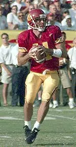Senior quarterback Mike Van Raaphorst connected on a 4-yard TD pass during the Trojans' spring scrimmage.