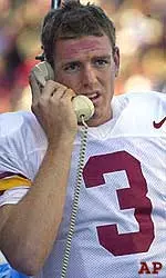 Palmer completed 18-26 passes and threw three TDs Saturday against ASU.