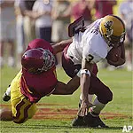 Troy Polamalu has become a one-man wrecking crew for the USC Trojans, making big plays on defense and on special teams.