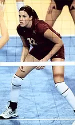 Kelli Lantz, along with teammates Katie Olsovsky and Emily Adams, had dominating performances against OSU on Tuesday night.
