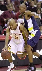 Southern California's Brandon Granville is fouled as he beats the press applied by UC Santa Barbarba's Nick Jones in the second half Monday.