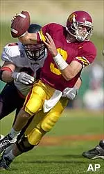 Carson Palmer completed 21 of 28 passes for 171 yards Saturday against Oregon State.