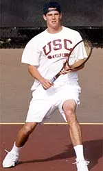 Parker Collins was the first off the court with a 6-3, 6-1 win at No. 6 against Princeton.