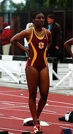 Candace Young ran the fourth-fastest 100m time in USC history on Saturday against LSU