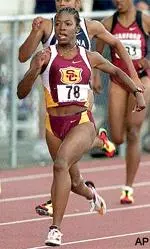Angela Williams will try to become the world champion in the 60 dash this weekend.