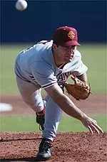 Rik Currier registered a season-high 10 strikeouts in Saturday's 7-6 win against UCLA