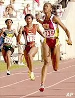 Kinshasa Davis qualified in the 200m and the 400m relay squad.