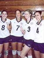 April Ross, Alicia Robinson, Katie Olsovsky, Keao Burdine and Toni Anderson (not pictured) led the United States at the Junior World Championships.