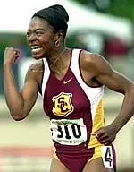 Angela Williams won her third straight 100-meter title at the NCAA Outdoor Track and Field Championships Saturday.