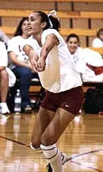 Freshman Keao Burdine led USC with 15 kills in 3-0 win over Cincinnati.