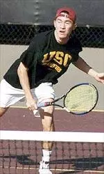 Andrew Park drops only three games in win over USD's Ricardo Rizo to lead USC to a 7-0 win.