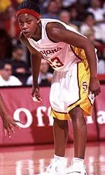 Despite preseason picks, Junior Aisha Hollans will help lead the 2003 Women of Troy in the race for the conference title.
