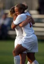 Freshman Jocelyn Leche scored the game-winner in Friday's 2-1 overtime win against Oregon State